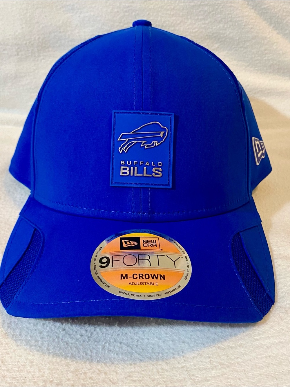 Buffalo Bills NFL New Era 9FORTY M-Crown Adjustable Cap Hat Logo Blue New